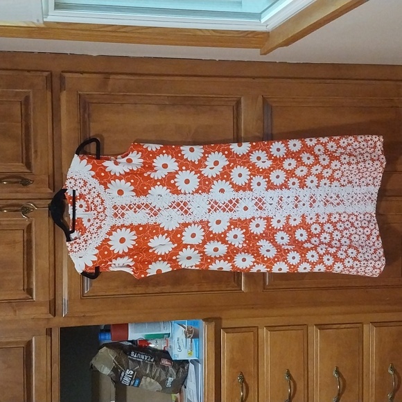 Remarkable Mod Flower Power Shift Dress - Picture 2 of 9